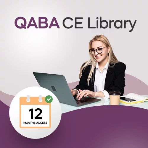 CE Library for QABA (12-Month Access)