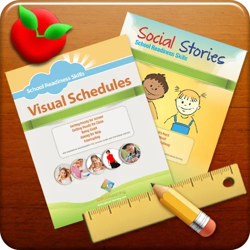 Building Basic Social Skills and Visual Schedule Curriculum Bundle