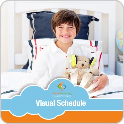 Getting Ready for Bed Boy Visual Schedule