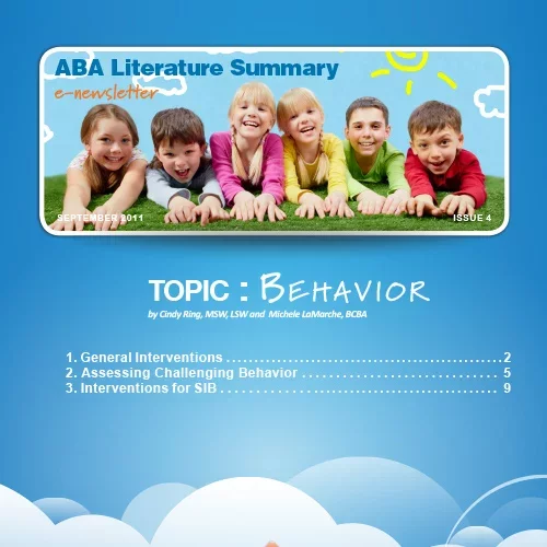 Behavior - ABA Literature Summary