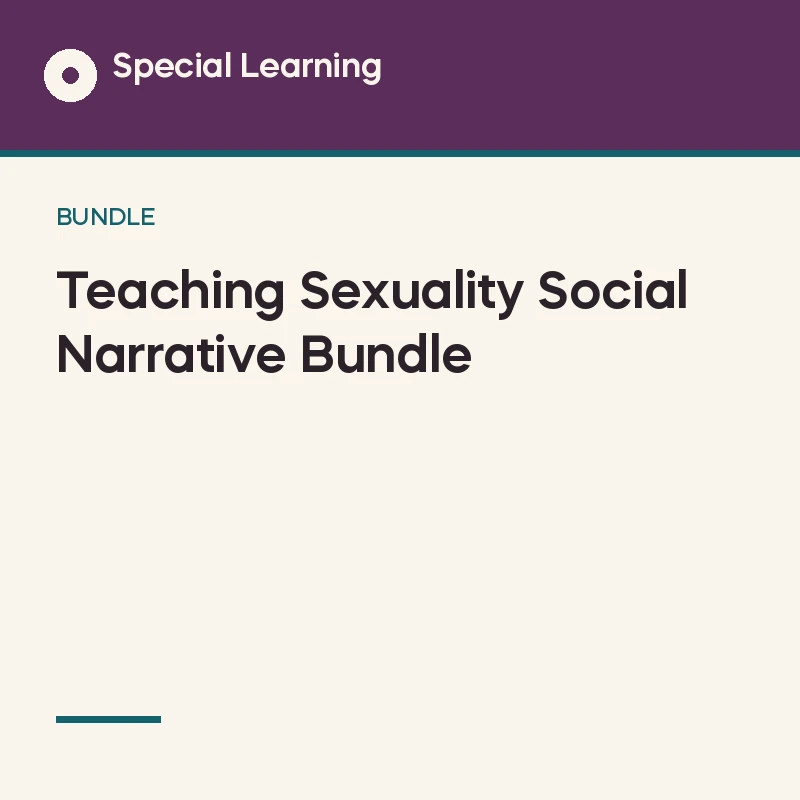 Teaching Sexuality Social Narrative Bundle