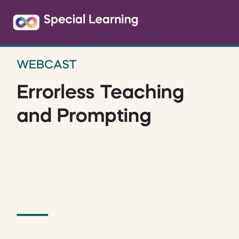 Errorless Teaching and Prompting