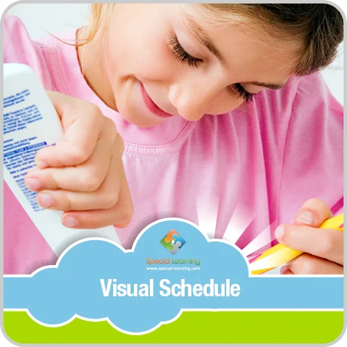 Brushing Teeth Girl Visual Schedule